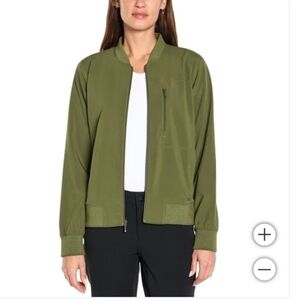 NWOT Banana Republic Ladies' Bomber Jacket Green L B15